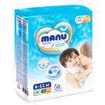 Подгузники MANU M (6-11 кг) 82 шт.