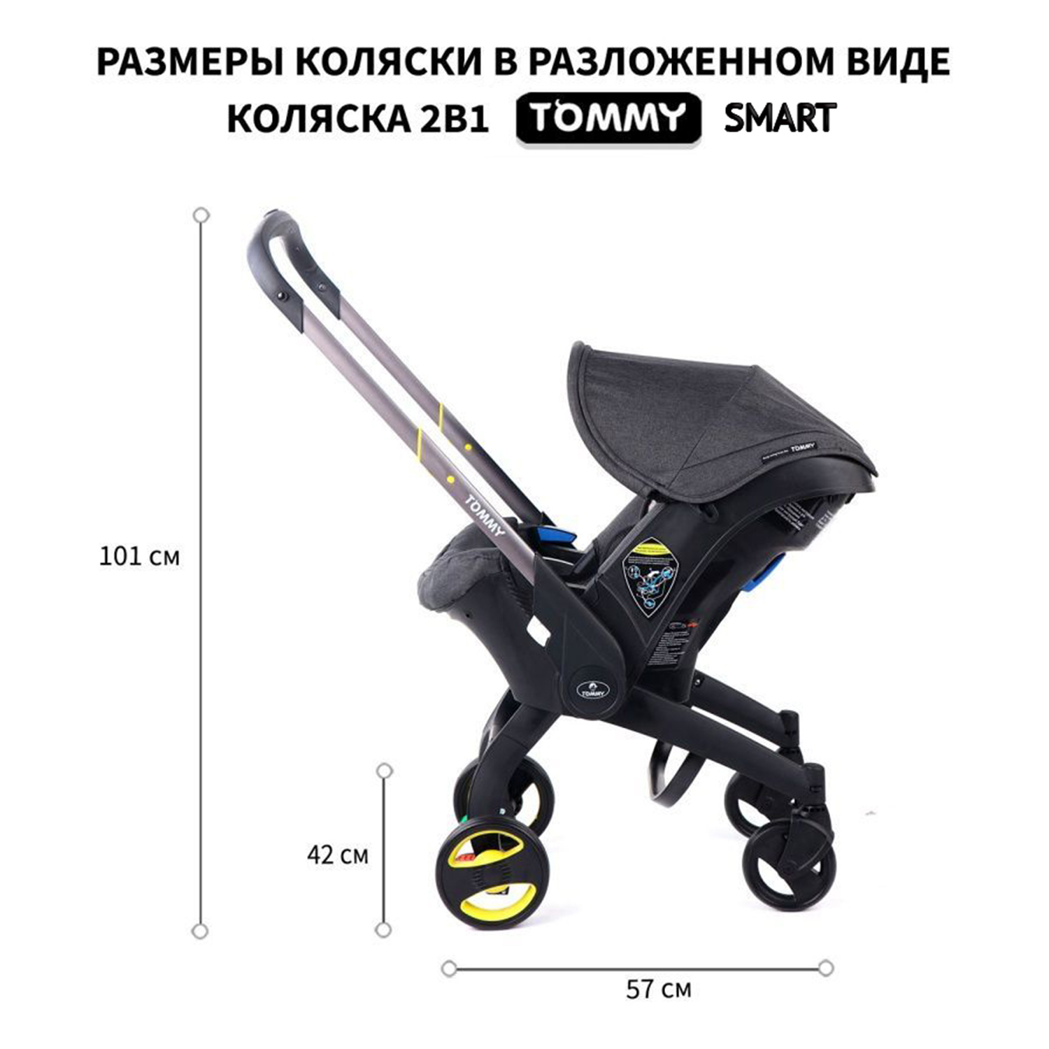 Коляска трансформер TOMMY Smart - фото 3