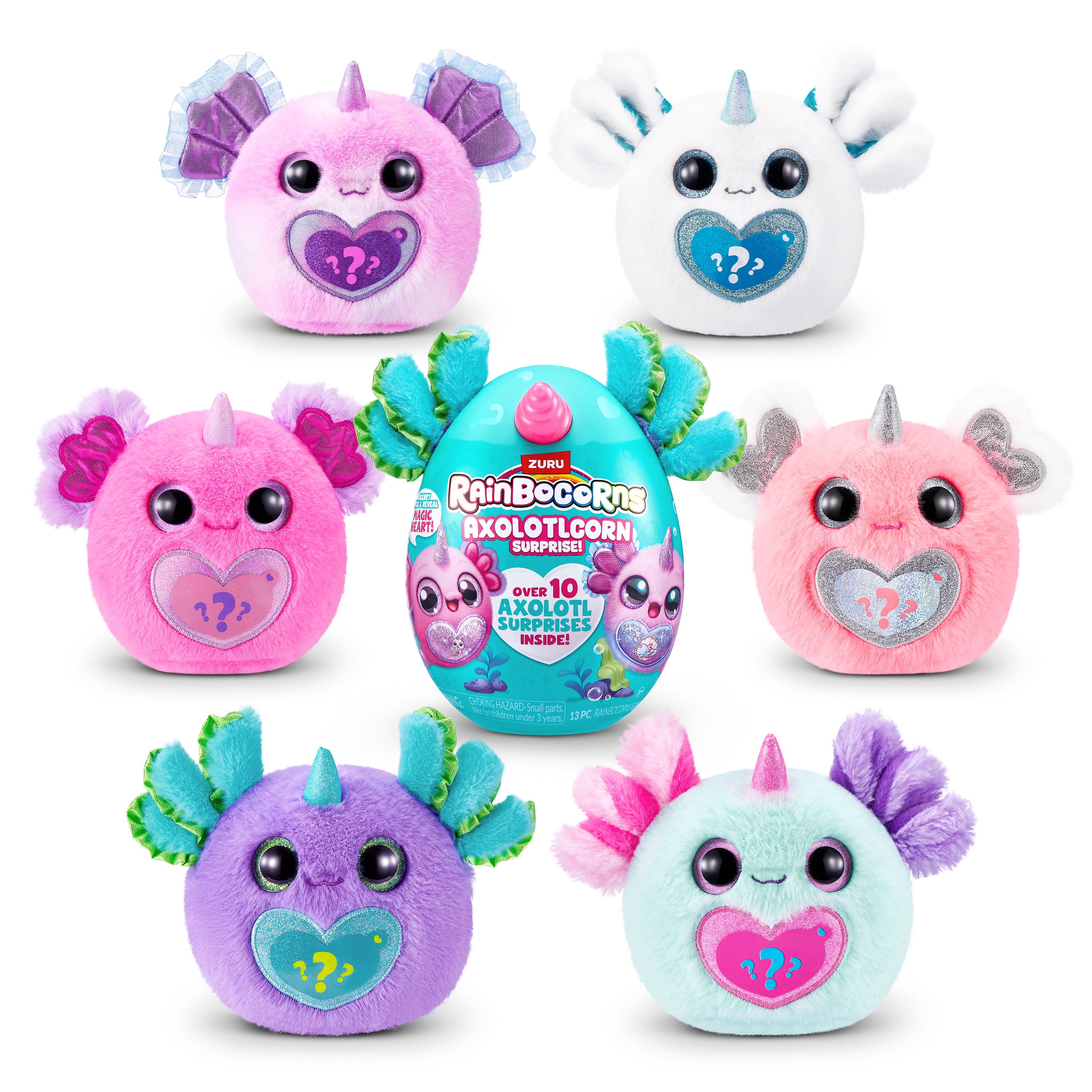 Игровой набор Zuru Rainbocorns Axolotlcorn Сюрприз 20см - фото 8