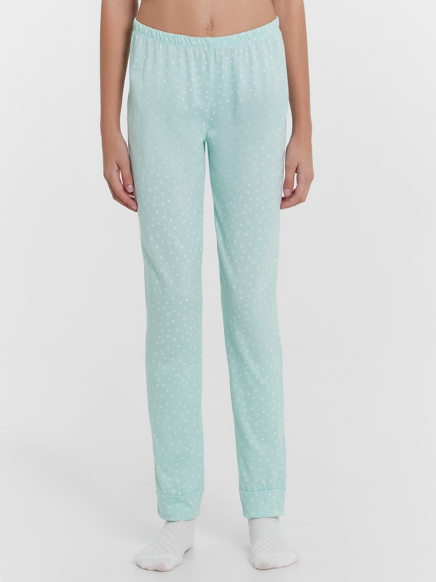 Пижама Mark Formelle (Марк Формэль) 567720/иней +белые снежинки - фото 8