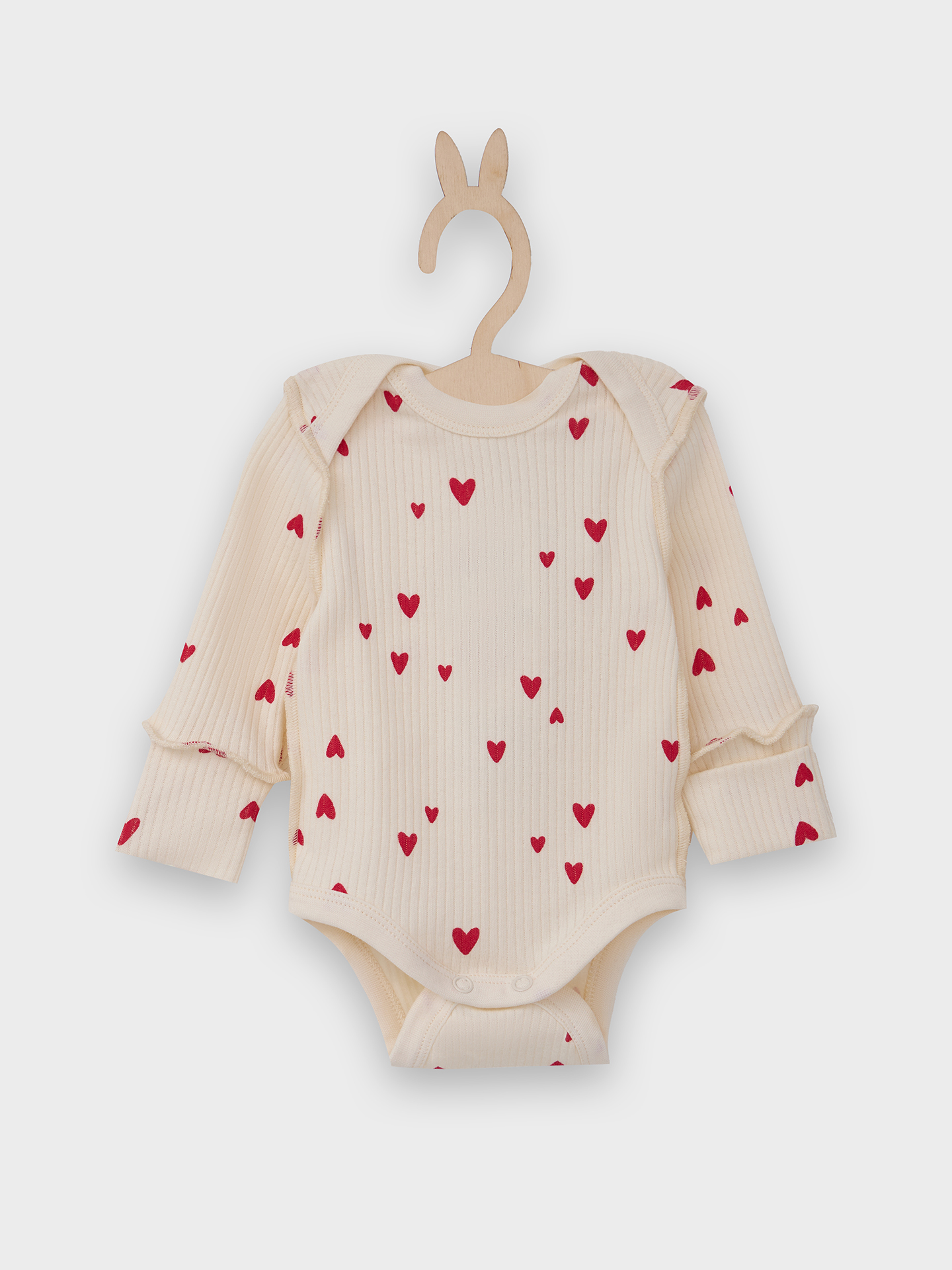 Комплект Mark Formelle (Марк Формэль) 89406-1/сердечки на молочном +красный - фото 2