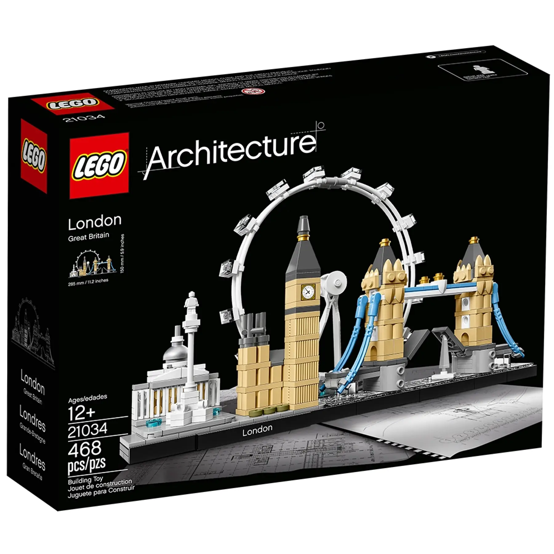 Конструктор LEGO Architecture «Лондон» 468 дет. - фото 1
