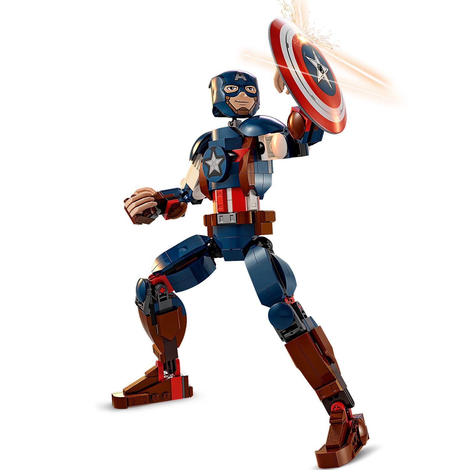 Конструктор LEGO Marvel Super Heroes Captain America Figure 310 дет. - фото 3