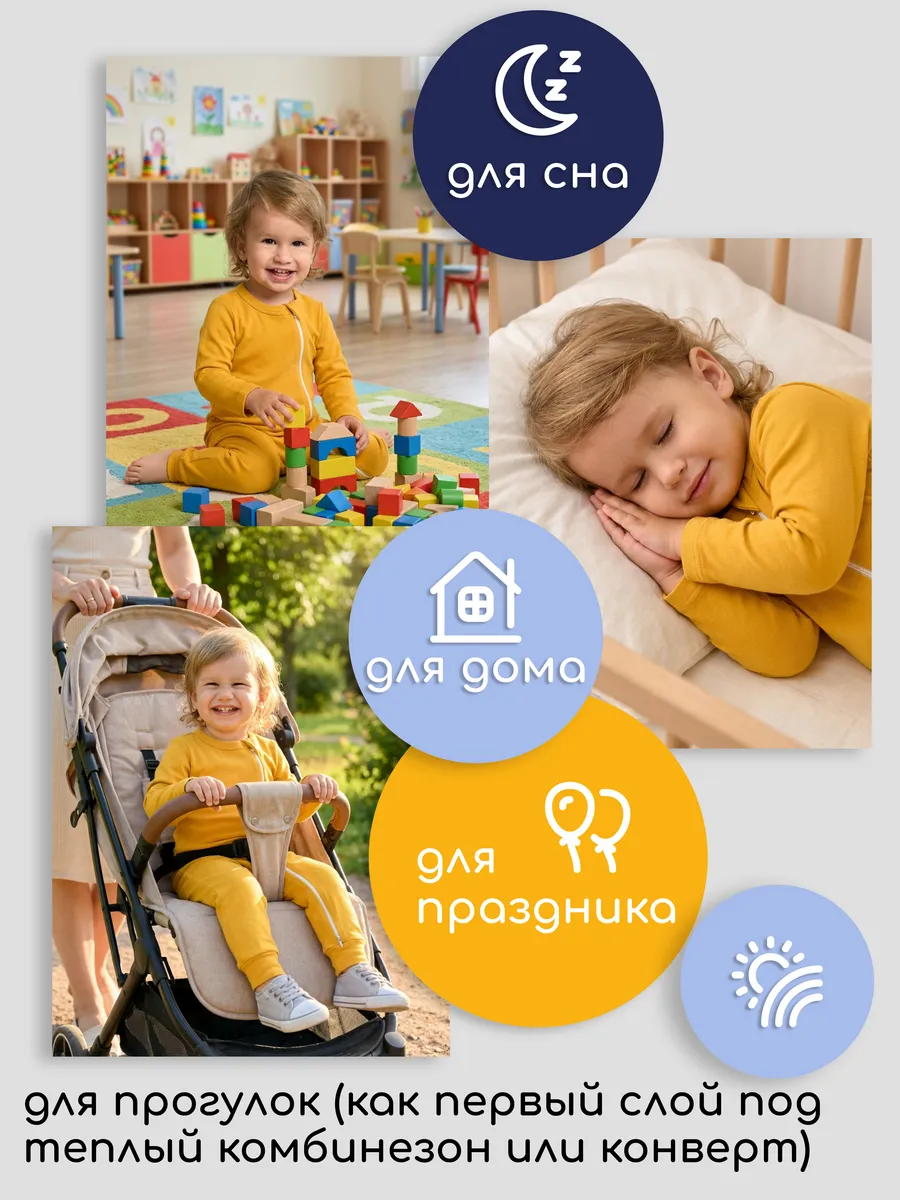 Комбинезон loombee S-SM-4592 - фото 7