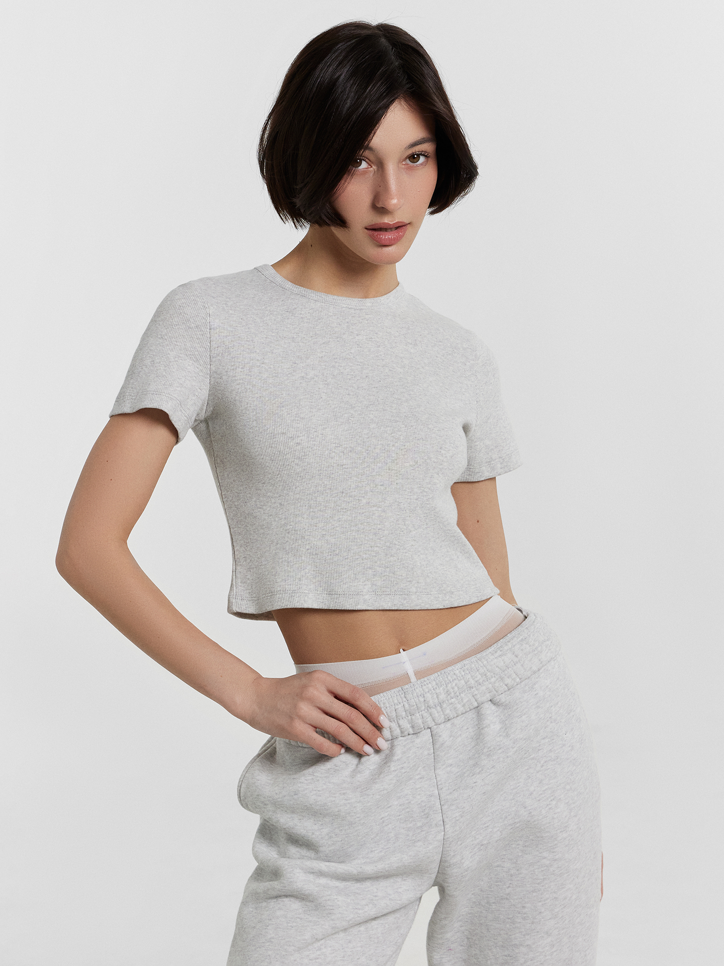 Футболка Mark Formelle (Марк Формэль) 112762/серый меланж 4306-А - фото 1