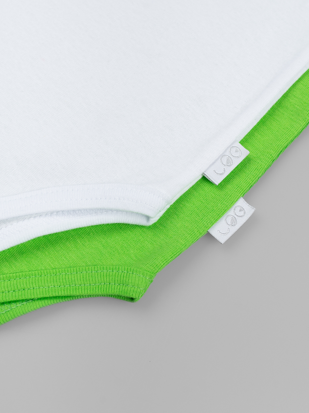 Боди 2 шт LEO 0643/1_белый+зеленый - фото 15
