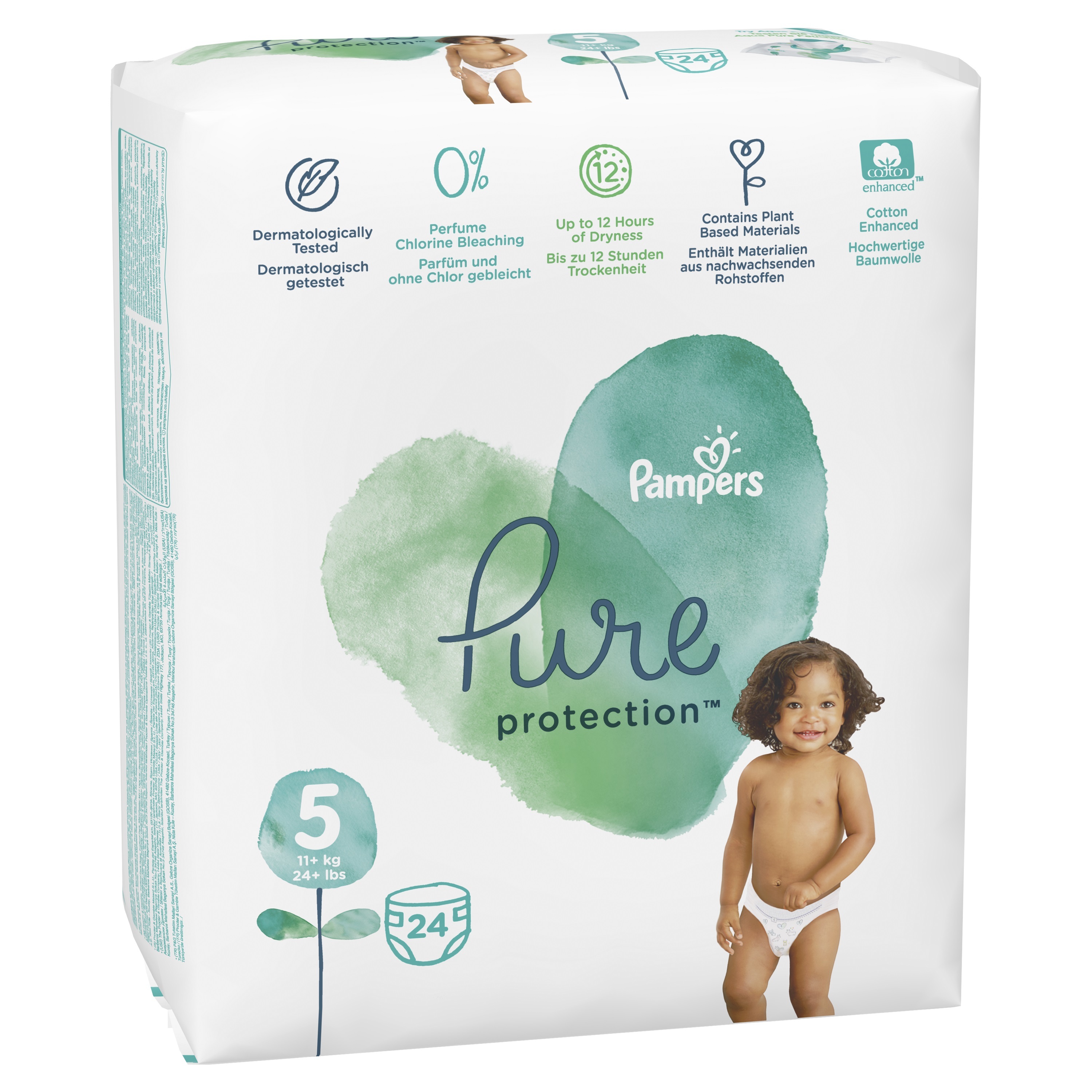Подгузники Pampers Pure Protection 5 (11+ кг) 24 шт. - фото 2