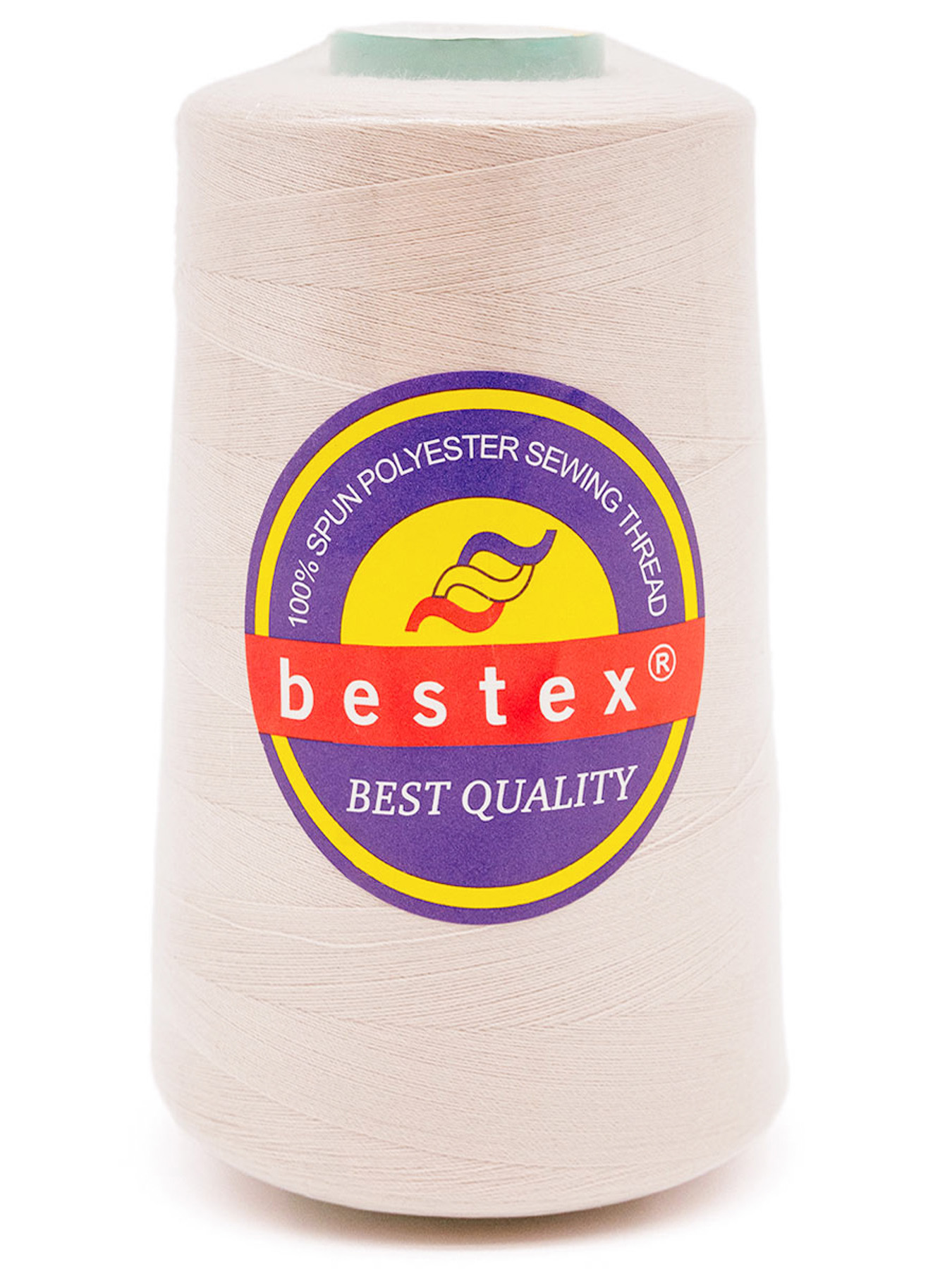Нитки Bestex 40/2 5000 ярд 1 шт 254 светлый серый крем - фото 10