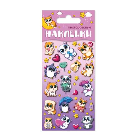 Наклейки Mobile Животные 15 шт.