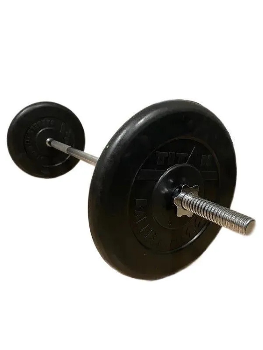 Диск обрезиненный, блин для штанги KMS sport Титан d 26 мм чёрный 2,5 кг - фото 3