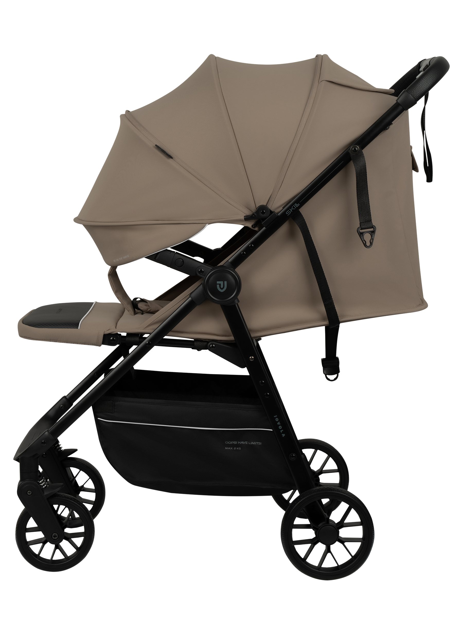 Коляска прогулочная JOVOLA Skill бежевый - фото 19
