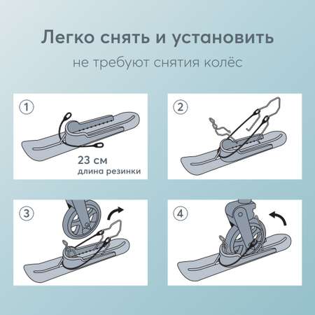 Лыжи Happy Baby