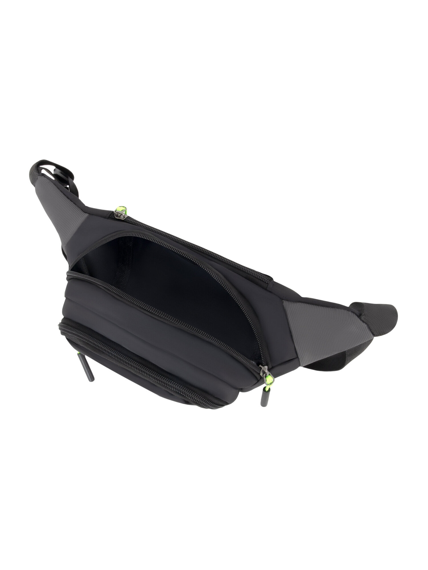 Сумка HEIKKI чёрный/зеленый поясная - фото 11
