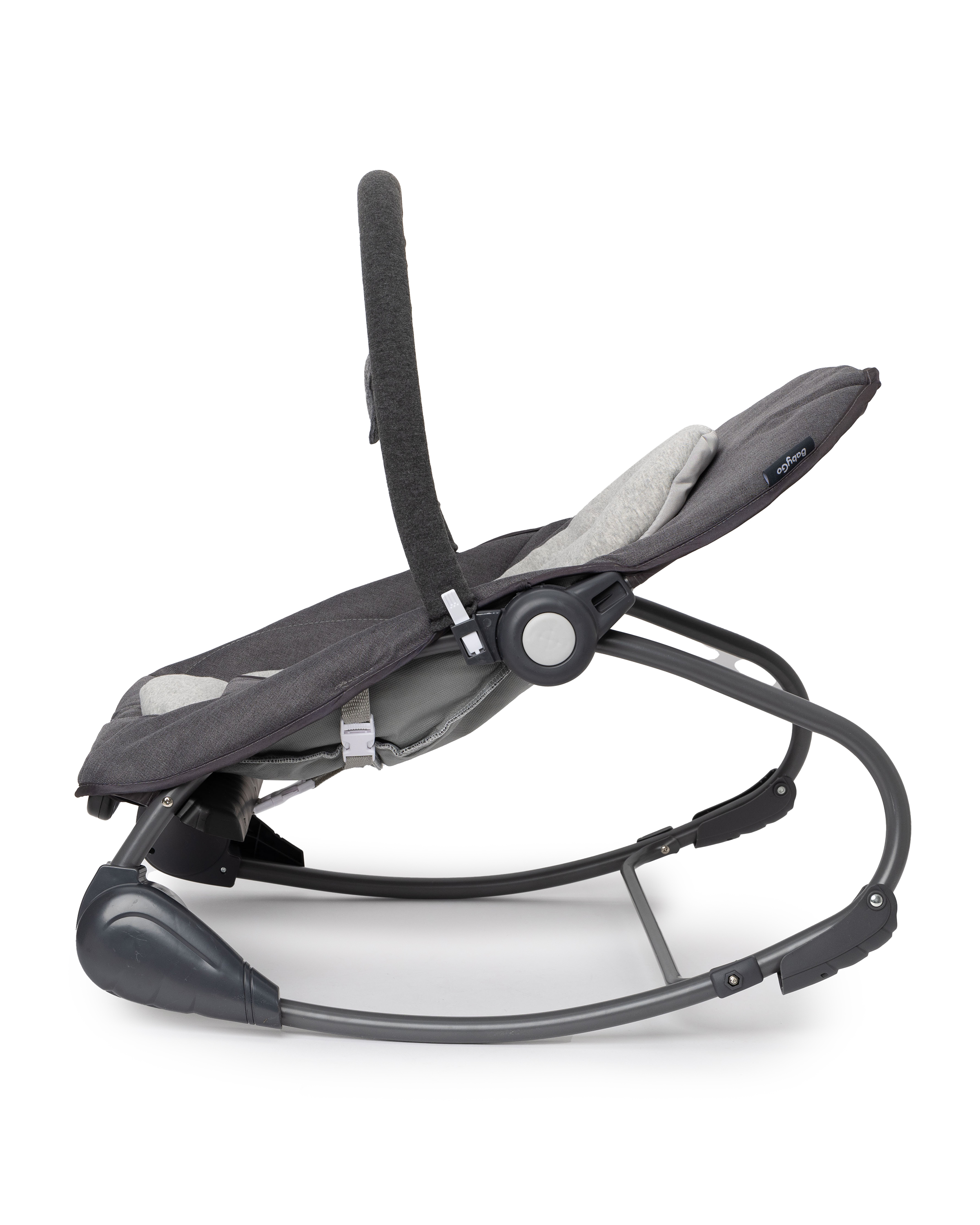 Шезлонг BabyGo Birdy серый - фото 5