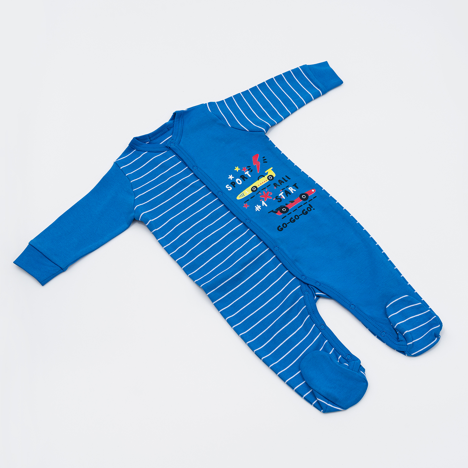Комбинезон Linas baby 1242-1-Синий - фото 2