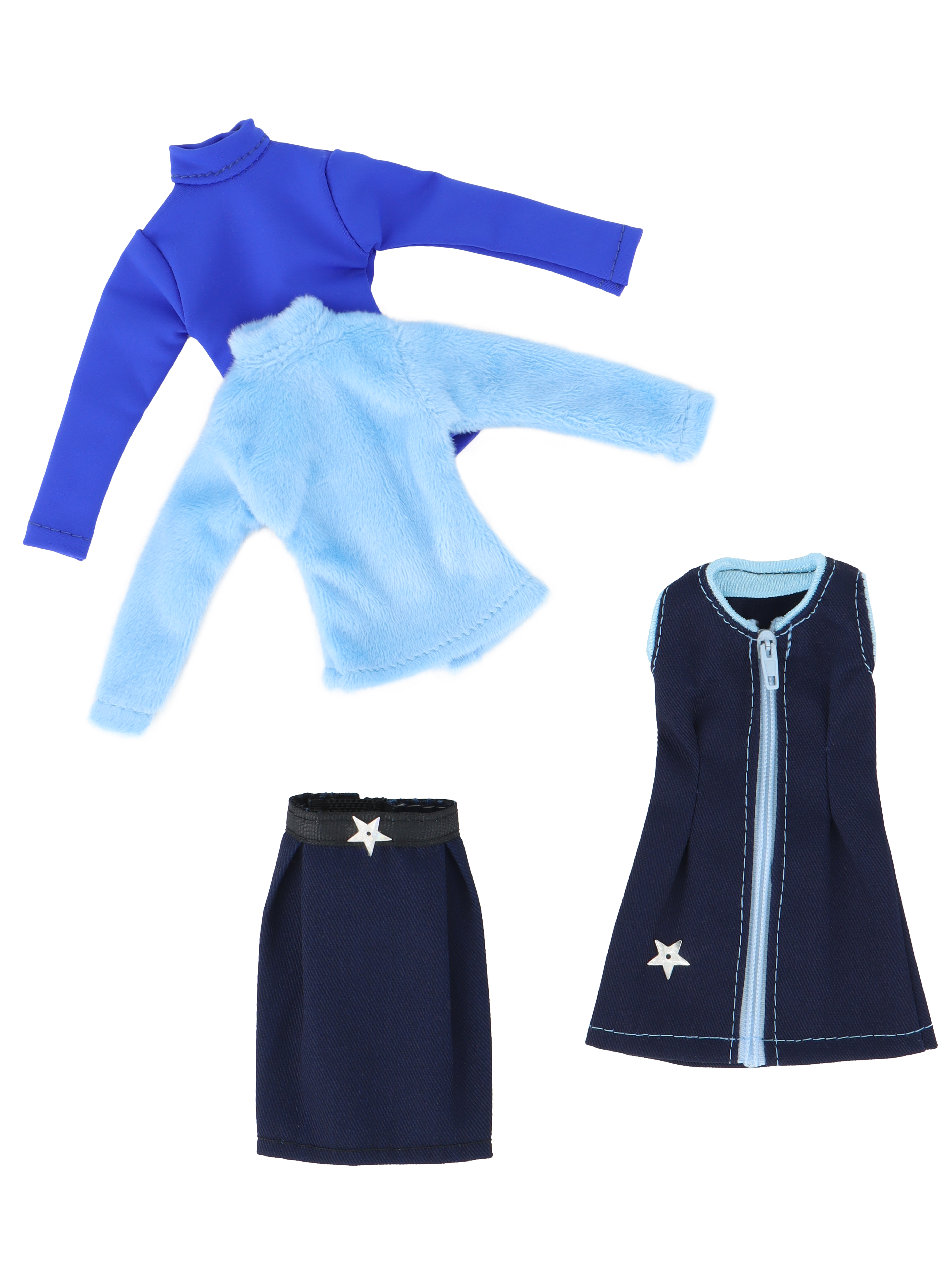 Одежда для кукол Модница 2017синий - фото 8