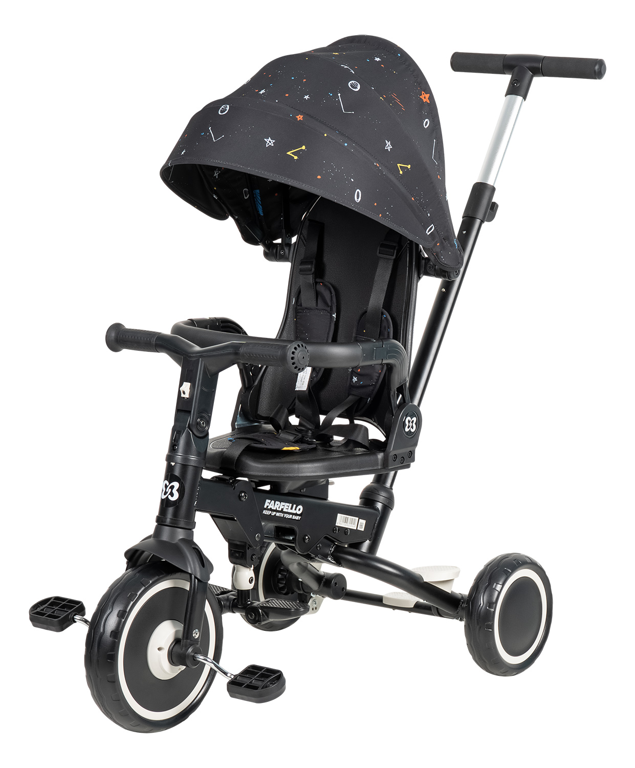 Трехколесный велосипед Farfello 10 дюймов - фото 9