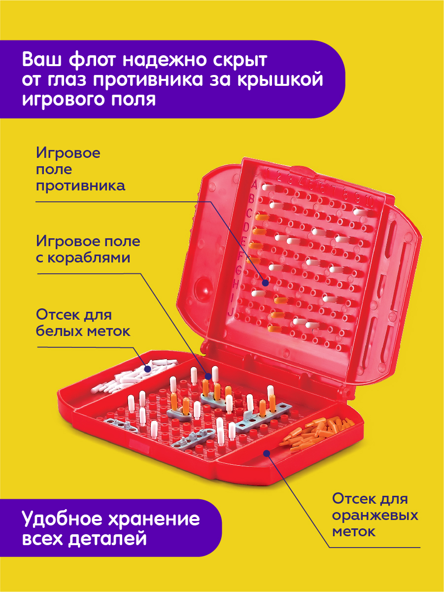 Настольная игра ON TIME Морской бой - фото 4