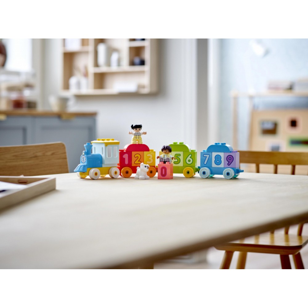 Конструктор LEGO DUPLO Поезд с цифрами блочный - фото 10