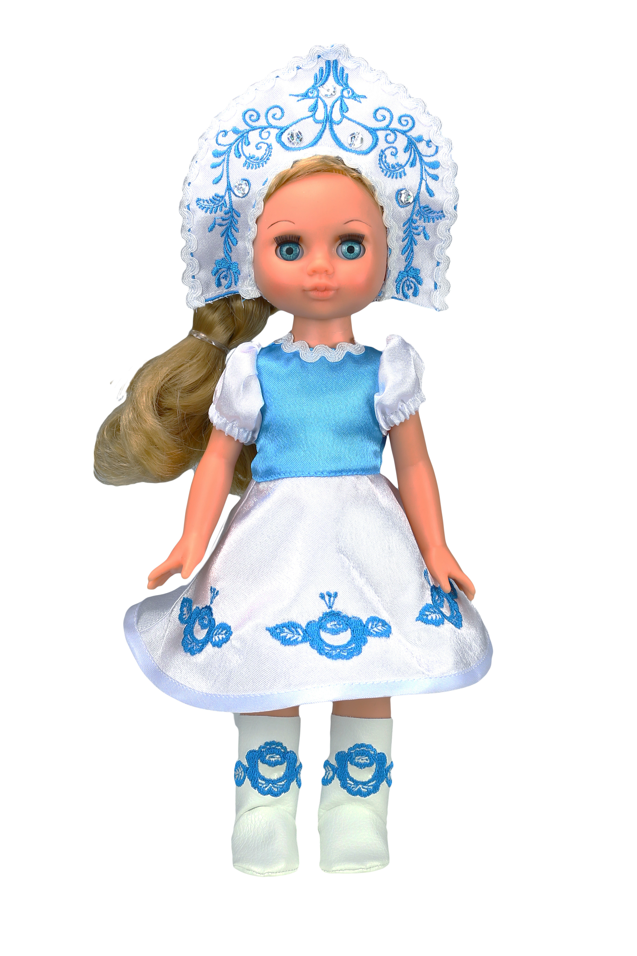 Кукла классическая Весна Эля Гжельская красавица высота 30 см В2638 - фото 5