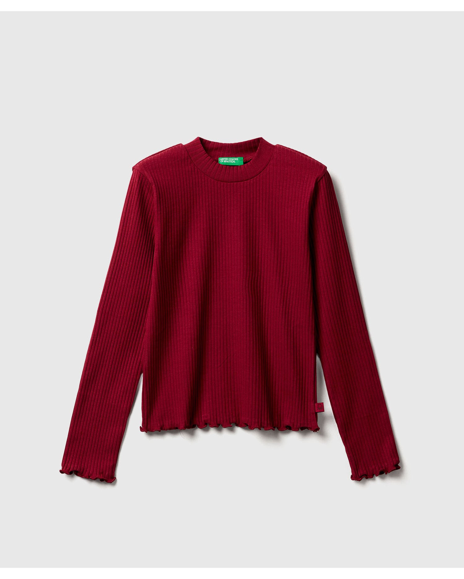 Лонгслив United Colors of Benetton 25A_3F1AC203O_236 - фото 1