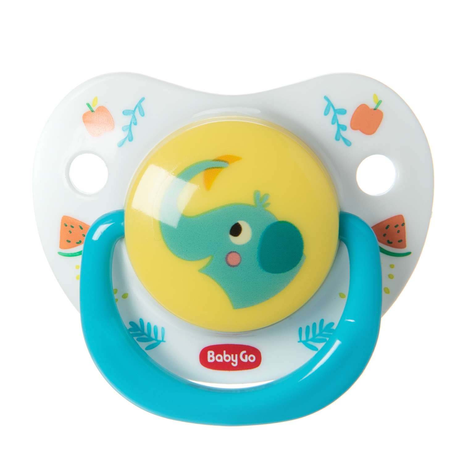 Пустышка BabyGo силикон ортодонтическая от 0 мес. 1 шт. - фото 1