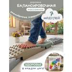 Коврик-пазл Ортодон массажный развивающий 9 x 130 см 7 шт.