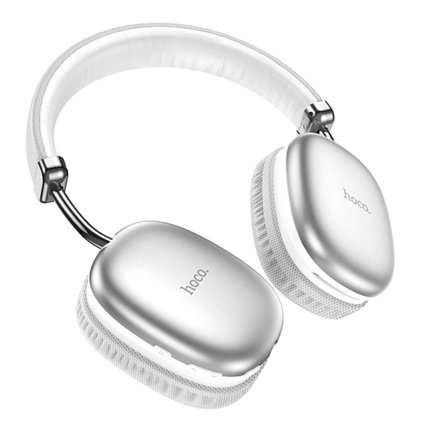 Bluetooth-гарнитура hoco W35 BT 5.3 AUX microSD белый - фото 1