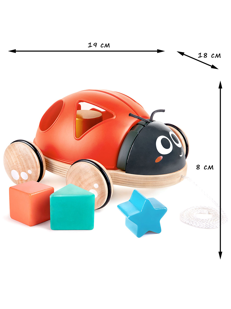 Игрушка Hape каталка Божья коровка - фото 4