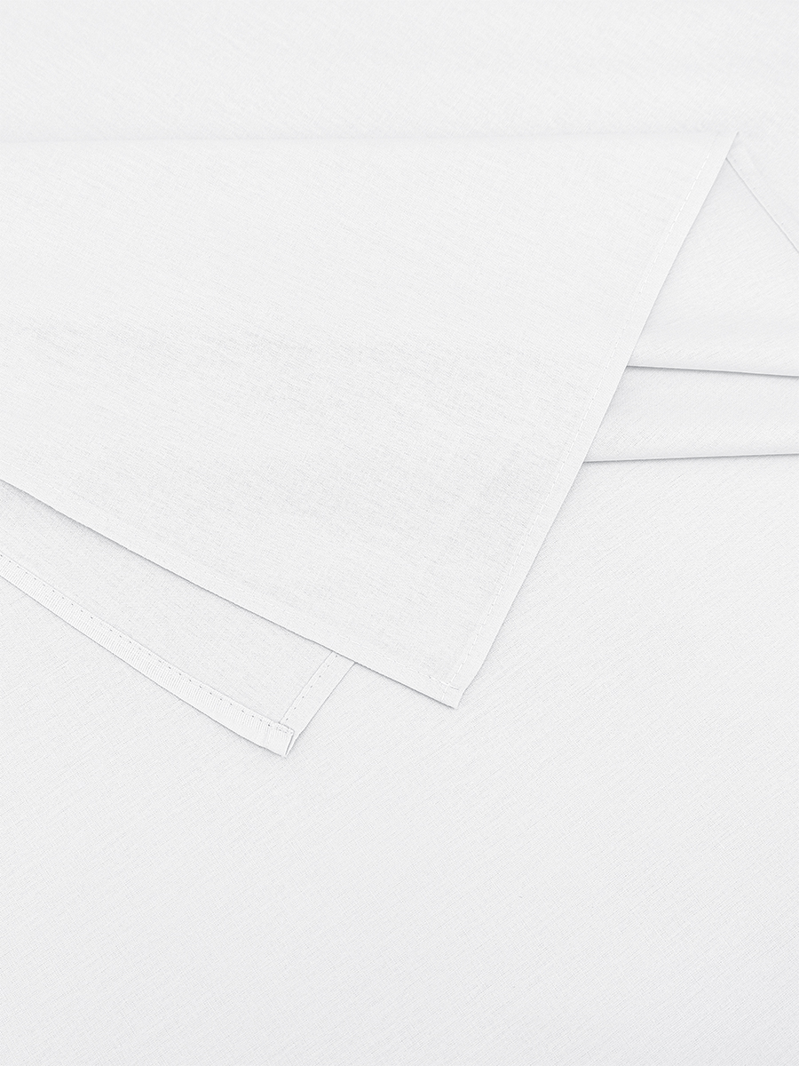 Простыня BRAVO поплин белый 180 x 215 см 1 шт. - фото 2