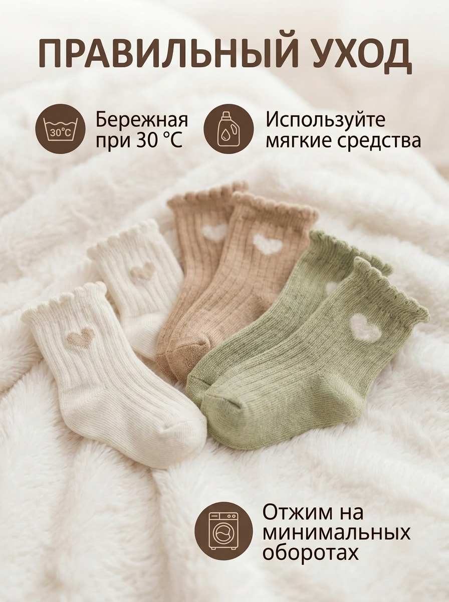 Носки 3 пары RuSocks D_Д3-130928_Носки_3 пары_Экрю,Бежевый,Оливковый - фото 9