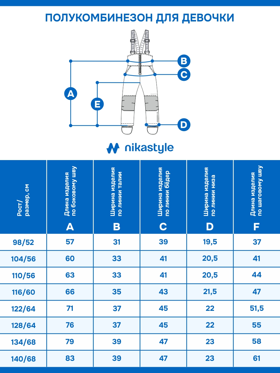 Полукомбинезон NIKASTYLE 3з5024 черный - фото 5