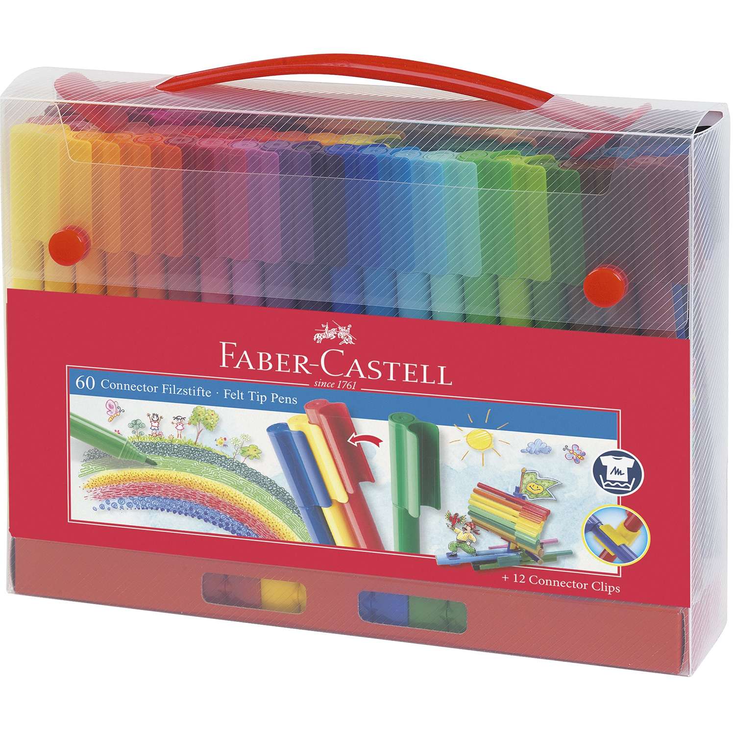 Фломастеры Faber Castell 60 цв. - фото 1