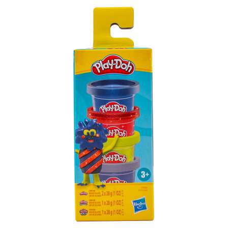 Масса для лепки Hasbro Play-Doh Монстрики 4шт 4 цв.