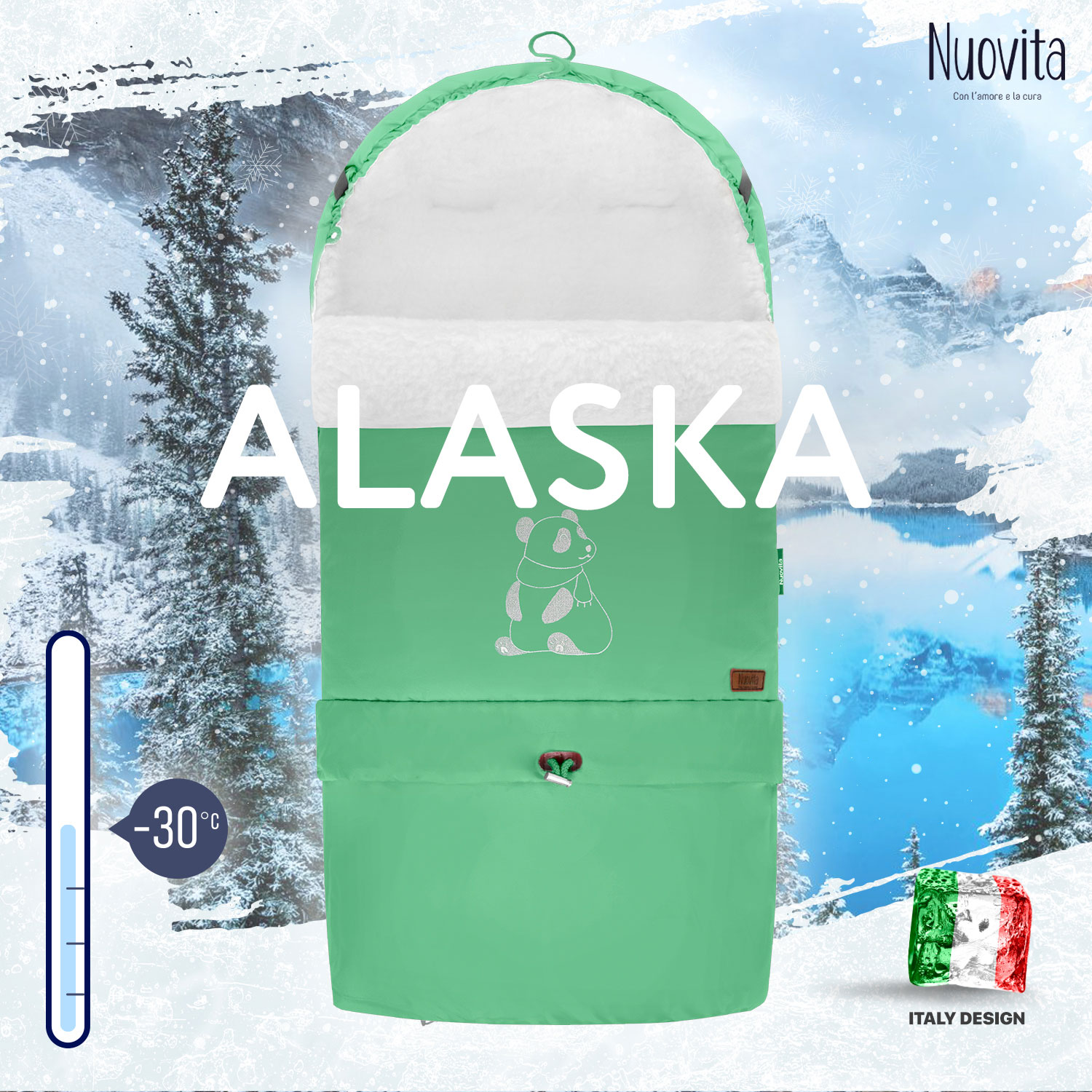 Конверт в коляску Nuovita Alaska Bianco - фото 6