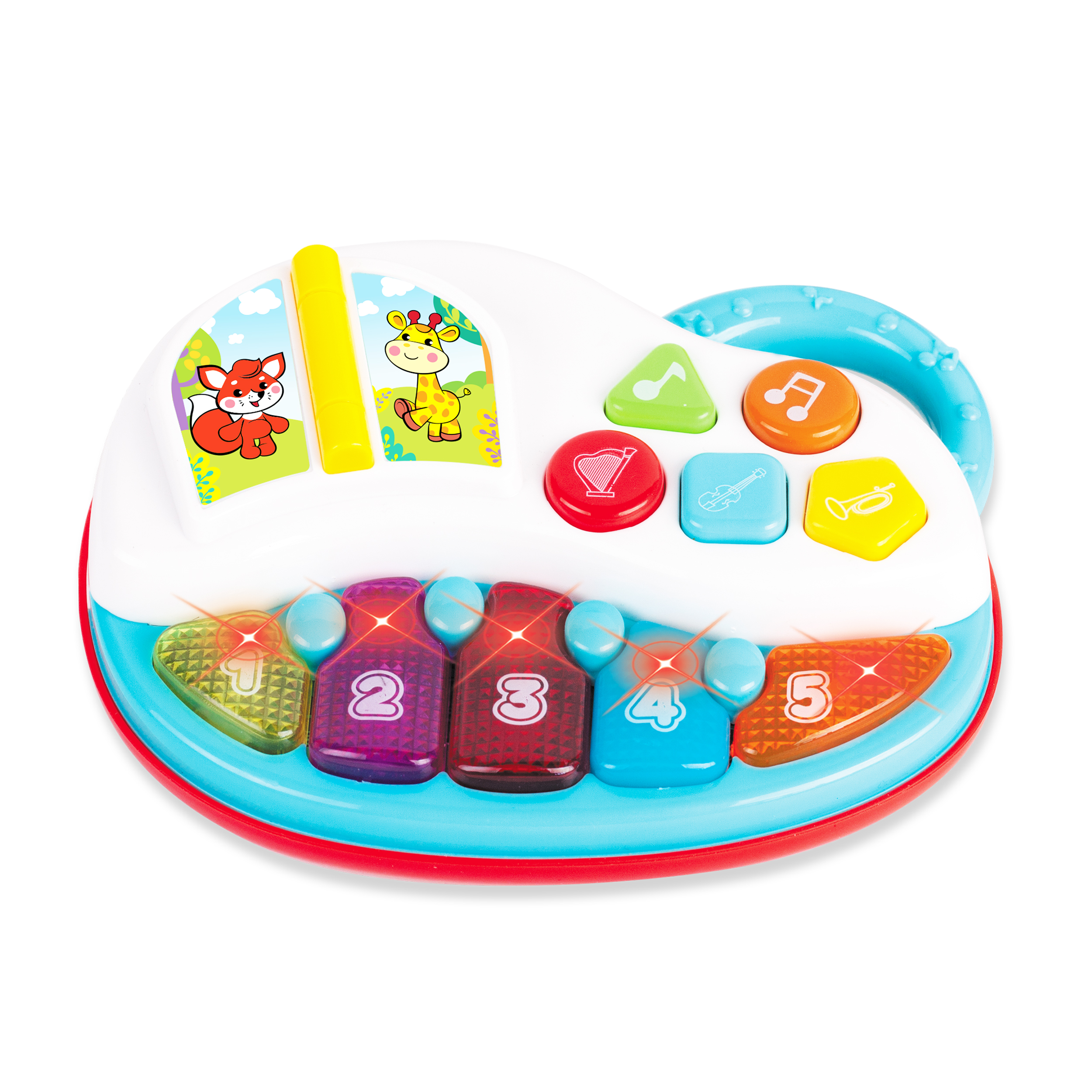 Игрушка музыкальная Жирафики пианино в ассортименте - фото 4