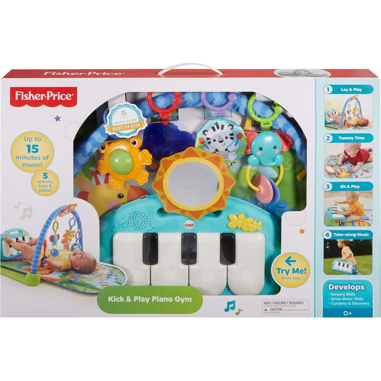 Коврик игровой Fisher Price пианино - фото 2