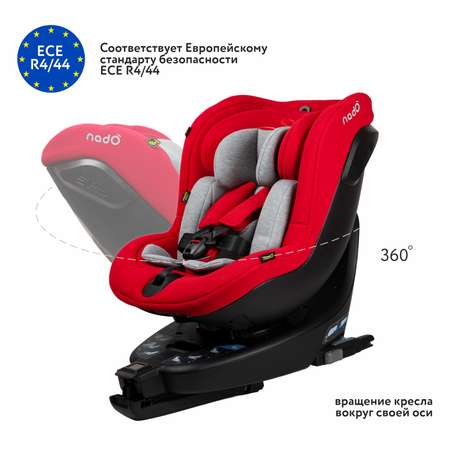 Автокресло nado Garnet red Isofix 0+/1 (0-18 кг)