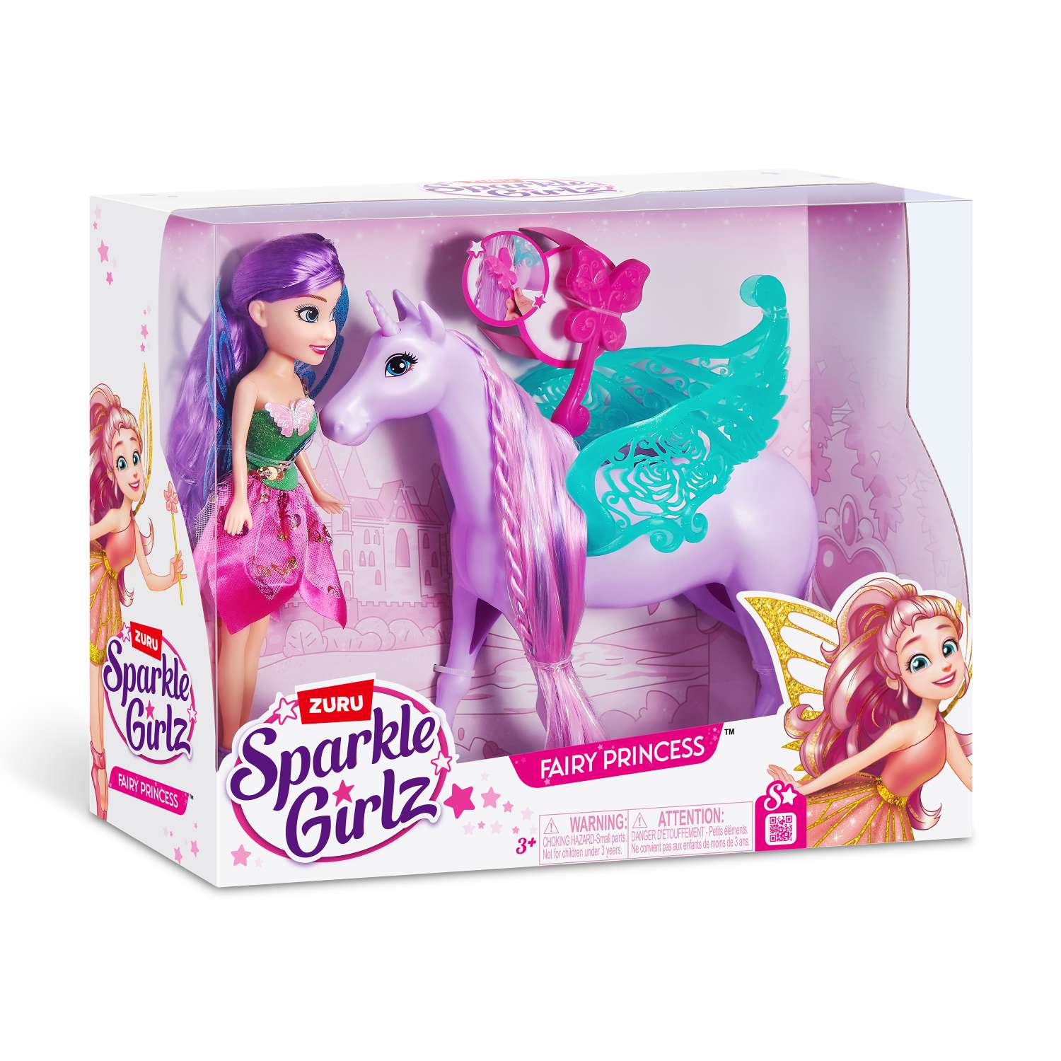 Кукла модельная Zuru Sparkle Girlz Фея и единорог 100413 - фото 12