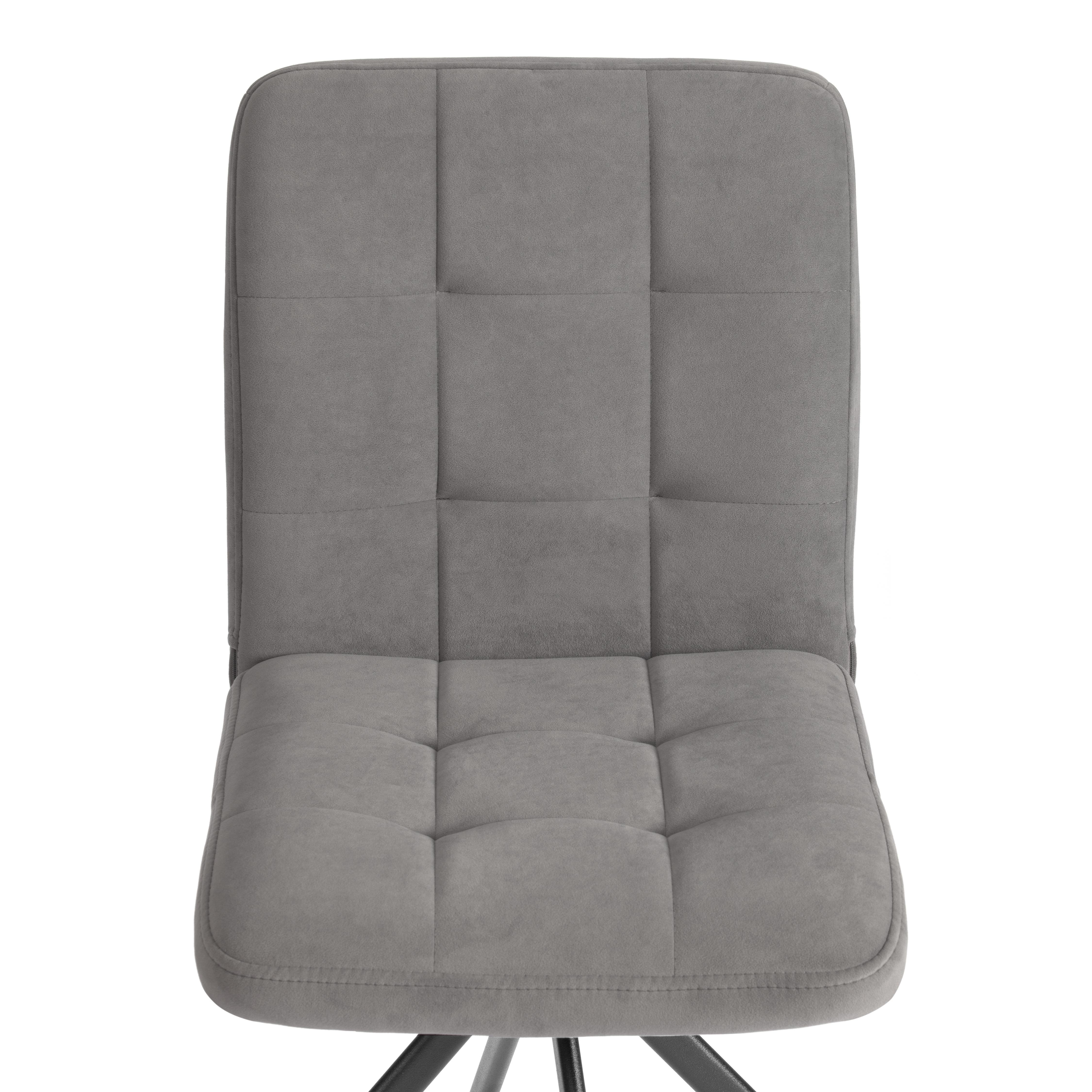 Стул TETCHAIR велюр серый - фото 14