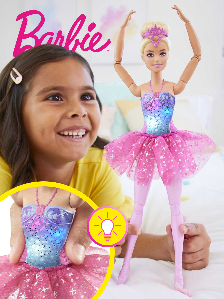 Кукла модельная Barbie Dreamtopia HLC25 балерина Барби высота 30 см HLC25 - фото 1