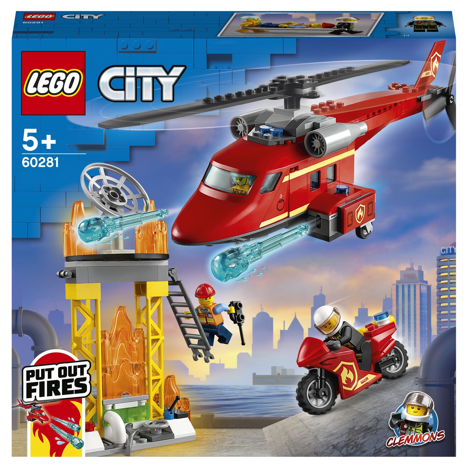Конструктор LEGO City Fire Спасательный вертолёт 212 дет. - фото 2