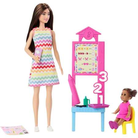 Кукла модельная Barbie Кем быть? Учительница