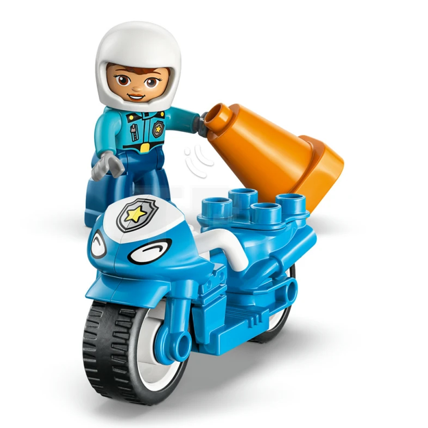 Конструктор LEGO DUPLO Полицейский мотоцикл 11 дет. - фото 5