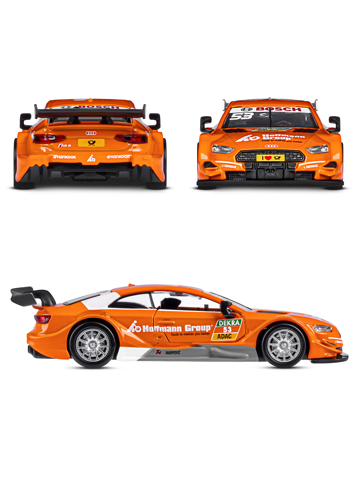 Автомобиль АВТОпанорама Audi RS5 DTM 1:43 JB1251215 - фото 5