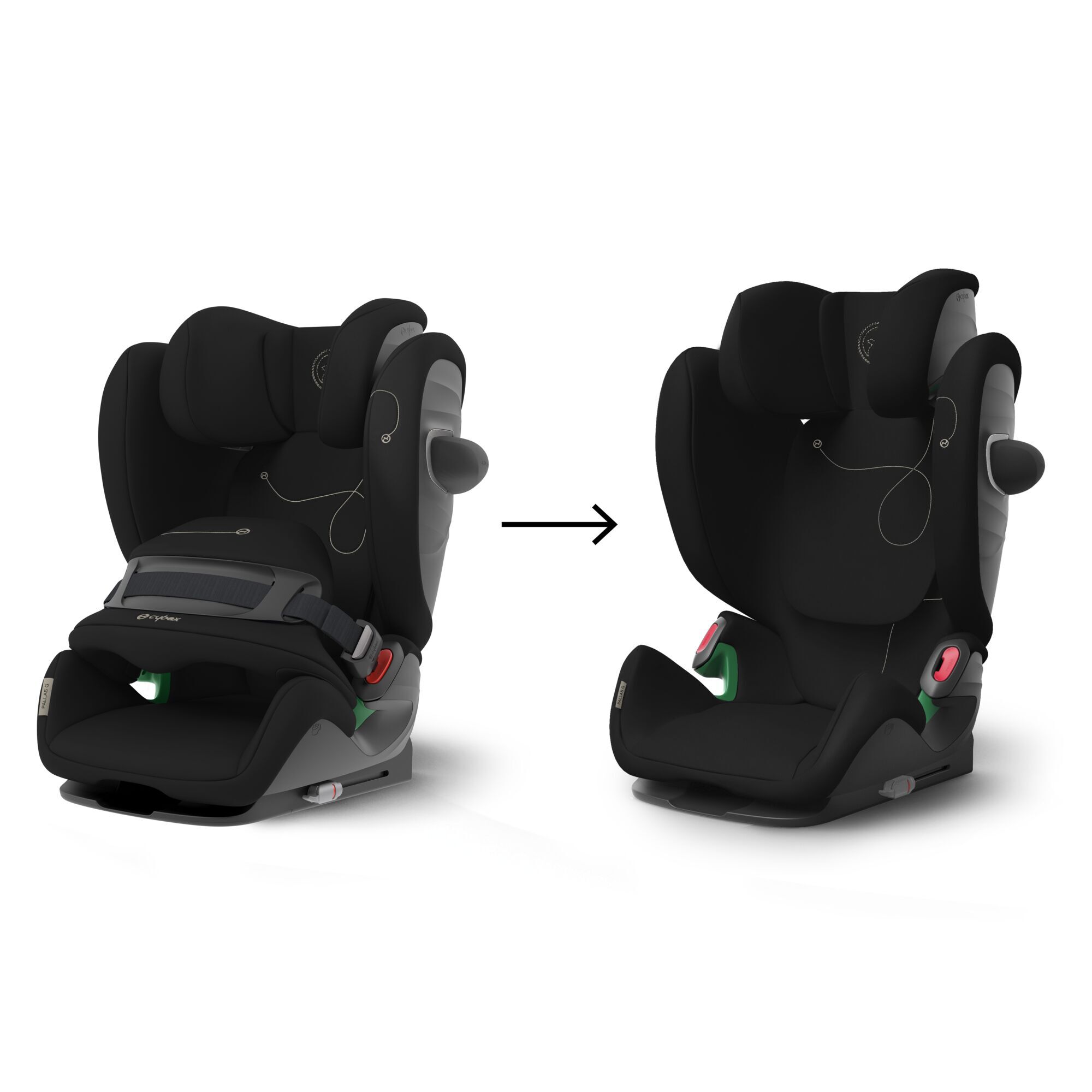 Автокресло Cybex Pallas G Moon Black Isofix 1/2/3 (9-36 кг) - фото 5