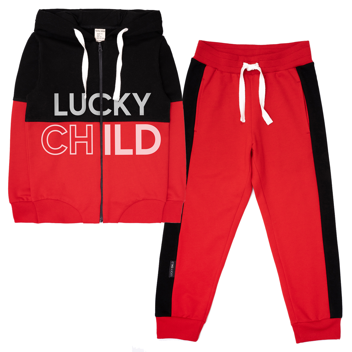 Комплект Lucky Child 58-43ф/красный/0-2 - фото 15