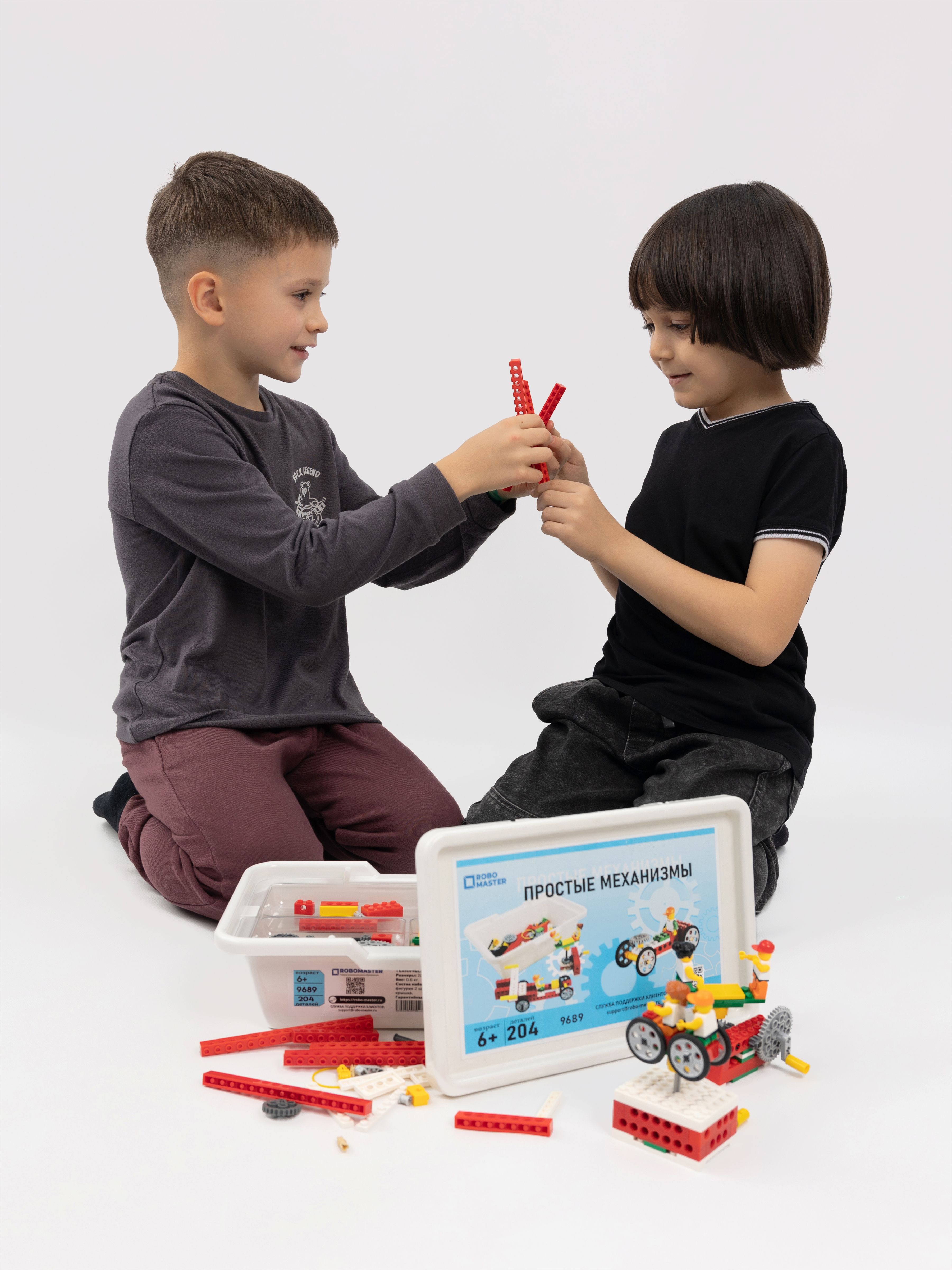 Конструктор ROBO MASTER Простые механизмы кинетический 204 дет. - фото 12