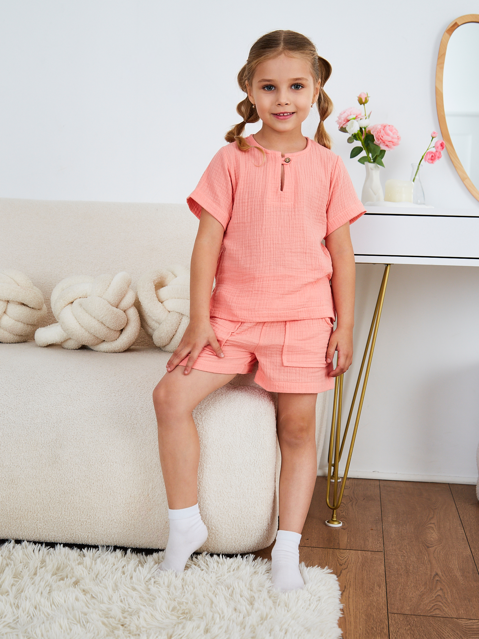 Костюм MOUN Комплект_муслин_персик - фото 15