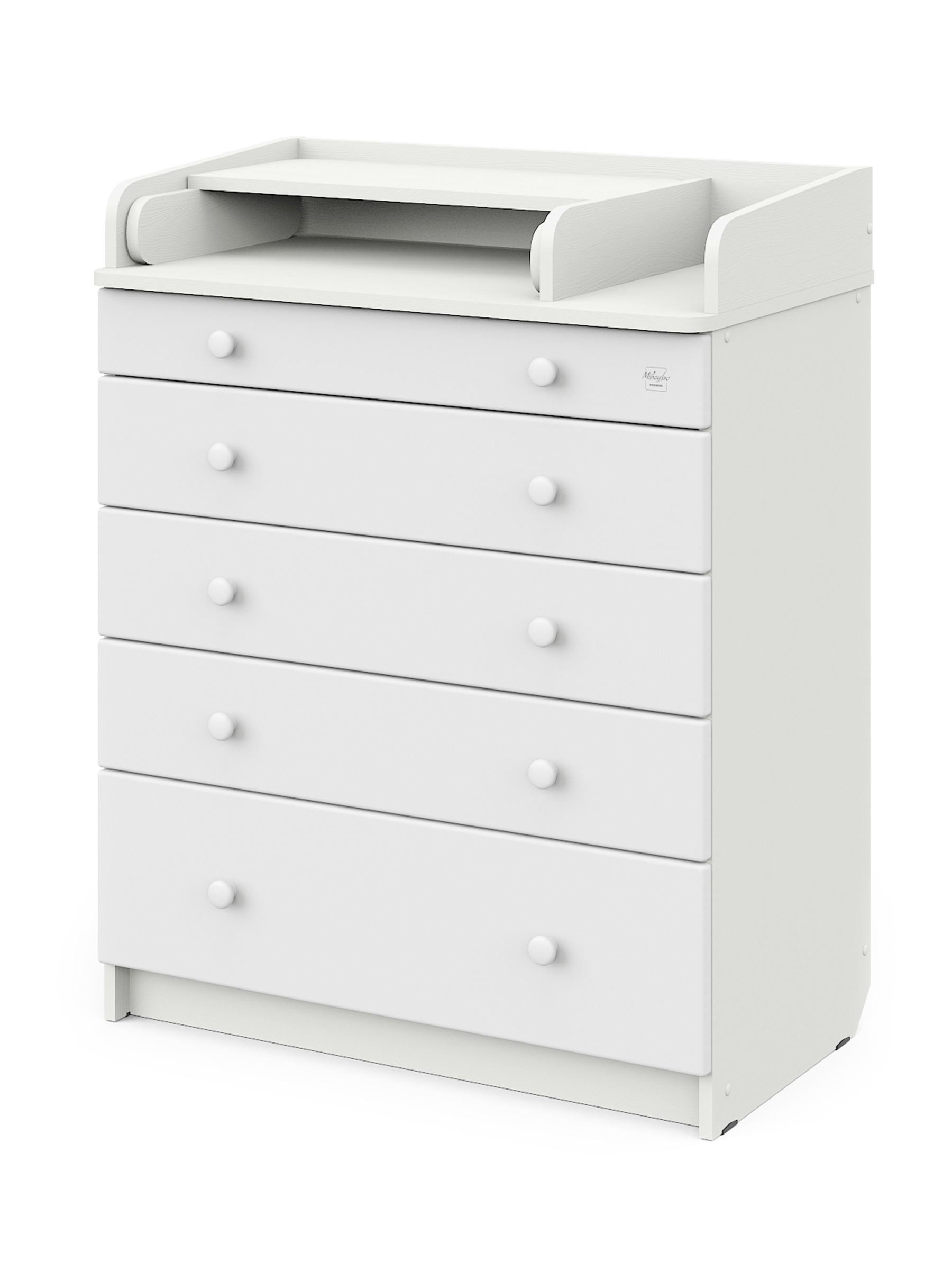 Комод пеленальный Aton Maks белый премиум белый - фото 1